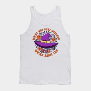 Halloween Aunties Retro We're Not Just Witches Tank Top